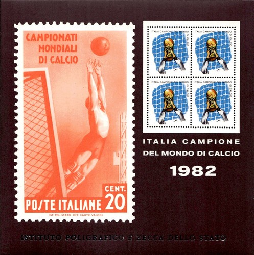 Francobolli calcio italia - francobolli,