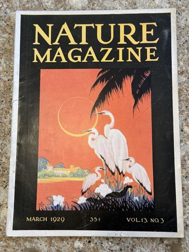 Vintage nature magazine march - nature,