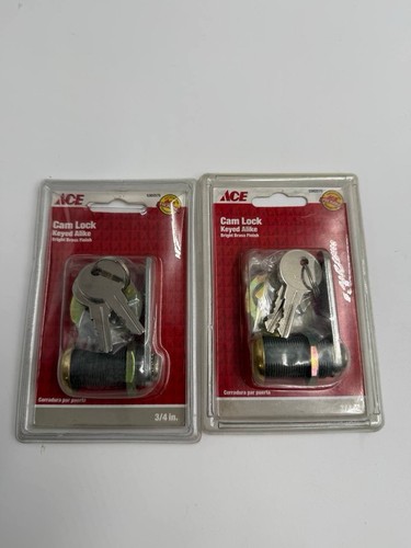 Ace cam lock keyed - keyed, alike