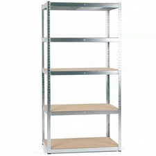 Libreria Con Ripiani In Legno