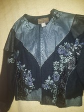 Rara Iconica Archivio Vintage Roberto Cavalli GIacca Pelle Camoscio Swarovski 