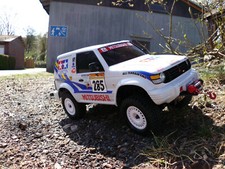 Tamiya Pajero " Ralley " Dakar CC-01 verricello, luce, crawler, vintage