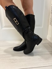 Stivali Donna Nero Con Zip Tg