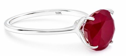 Anello solitario rubino - anello,