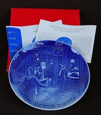 BING & GRONDAHL B&G ROYAL COPENHAGEN PIATTO NATALE 2000 NUOVO CON BOX