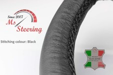 PER LAND ROVER FREELANDER 01-05 COPRIVOLANTE NERO IN PELLE COLORE SCELTO CU