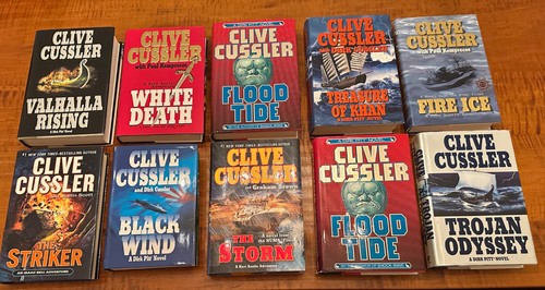 Clive cussler hardcover - cussler:, 9