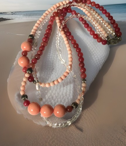 Collana fili cristallo - collana, 3