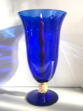GRANDE VASO PORTACANDELA VETRO