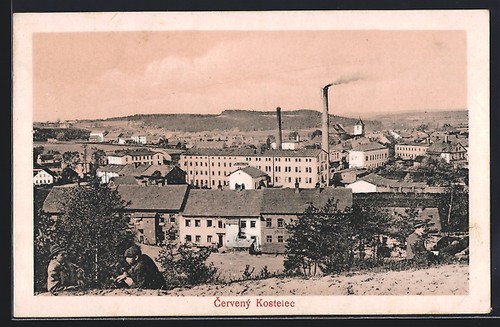 Cerveny kostelec vista del - ak,