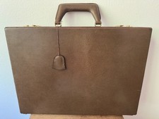 Valigetta Rigida 24 Ore Pelle Made In Italy Vintage come NUOVA divisori interno