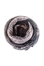 Faliero Sarti Sciarpa In Maglia 'RAUL' In Misto Lana Nera