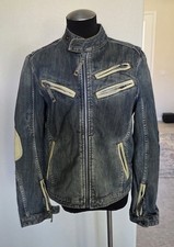 Designer DOLCE & GABBANA Uomo D&G Ride Denim Jeans Giacca Logo US Taglia Medium 48