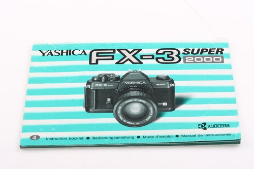 Yashica super 2000 - yashica, fx-3