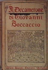 Giovanni boccaccio IL DECAMERONE Ulrico Hoepli 