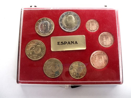 Set monete spagna - set, centesimo