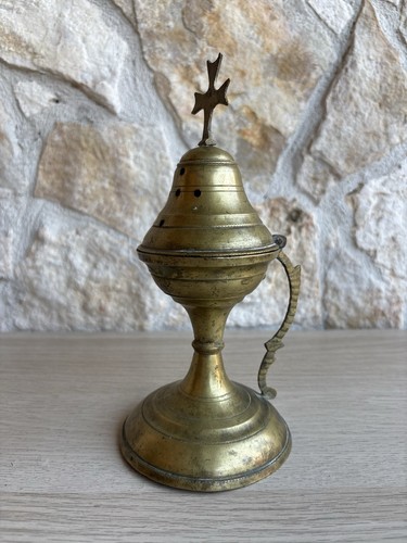 Incensiere vintage ottone - incensiere, in