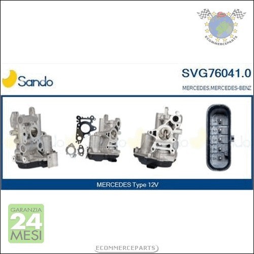 Valvola egr sando per mercedes - egr,
