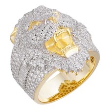 Anello uomo MOISSANITE grande