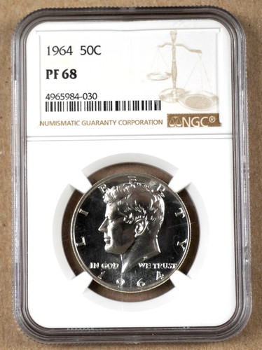 1964 proof kennedy mezzo - kennedy,