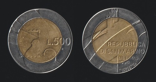San marino 500 lire - 500,