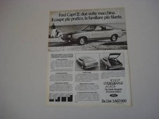 advertising Pubblicità 1974 FORD CAPRI II