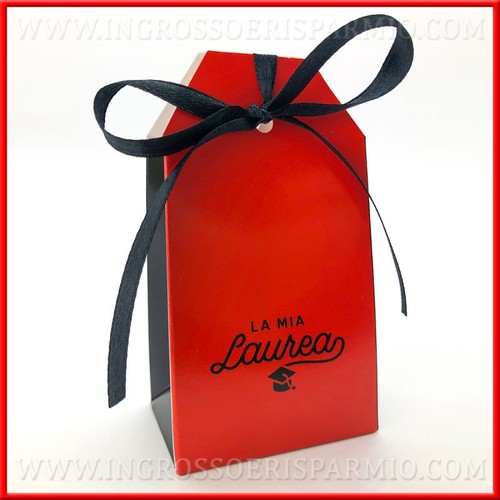 Scatolina rossa confetti - scatolina,