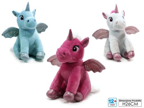 Peluche unicorno seduto - unicorno,