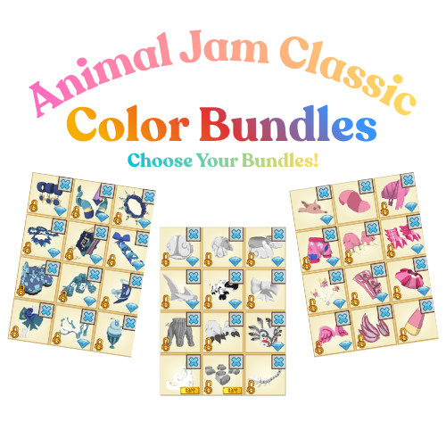 Pacchetto colori animal jam - colori,