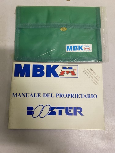 Manuale del proprietario mbk - del,