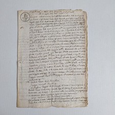 1840 Scrittura Manoscritta Su