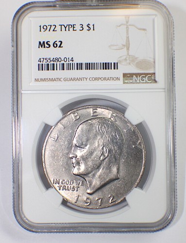 1972 ngs dollaro - 1972, 62