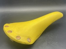 VINTAGE SELLE SAN MARCO SADDLE REGAL GHIRARDI YELLOW 1987