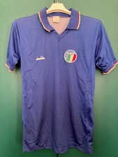 Maglia FIGC Nazionale Italia 1990 mondiali calcio Diadora vintage