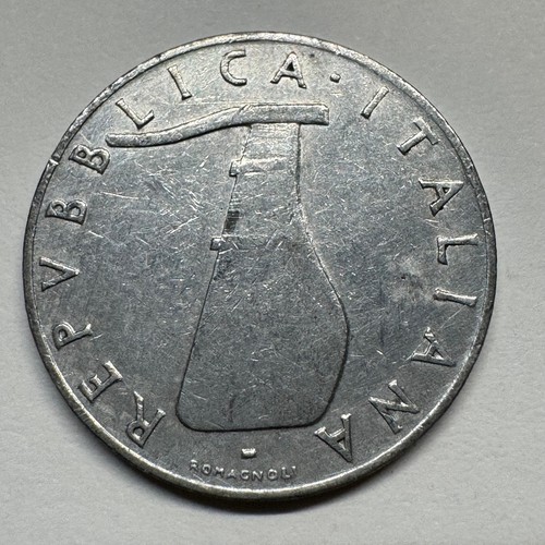 1953 italy lire coin - 5,