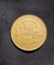MONETA 200 LIRE 1896 - 1996