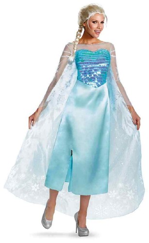 Costume adulto halloween elsa - adulto,