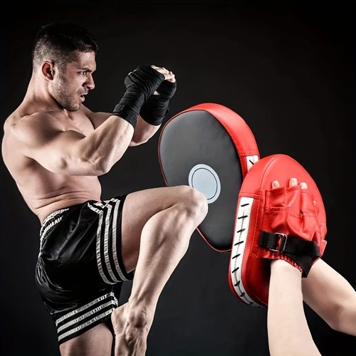Kick boxing focus - boxing, pad
