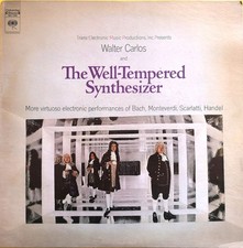 Walter Carlos – Well-Tempered Synthesizer LP 1969 VG/G+ Synth Bach USA