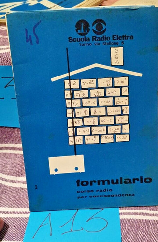 Scuola radio elettra - elettra, fascicolo