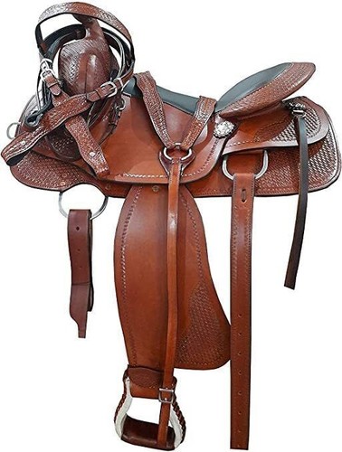Sella western pelle - fatta, a