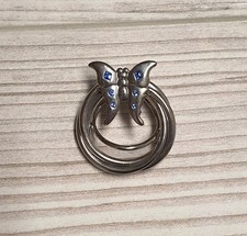 Spilla antica farfalla color