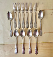 Antico set di posate 12 pezzi