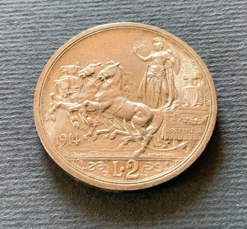 Italia regno lire 1914 - regno, 2
