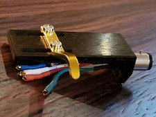 CNC EBANO LEGNO giradischi Headshell, fili placcati oro set viti 30 pezzi