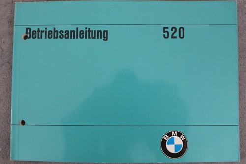 Bmw 520 e12 manuale uso - 520,