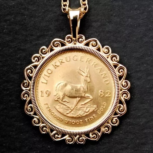 Ciondolo krugerrand moneta - ciondolo,