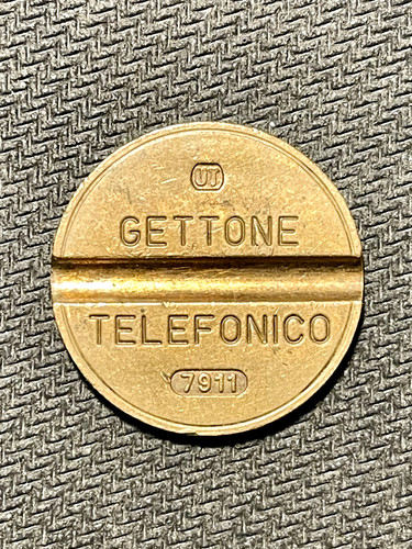 Gettone telefonico raro serie - telefonico,