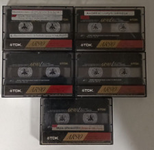 Lotto 5x TDK AR 90 1990 musicassette vergini cassette tape vintage