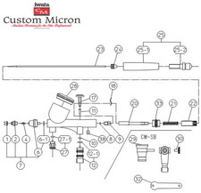 ANEST IWATA Ugello 0,18 mm